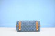 Louis Vuitton M11462 CarryAll PM Bag Sky Blue Denim 29cm - 4