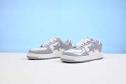 A Bathing Ape Bape Sta Patent Leather White Grey (2023)  - 6