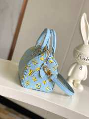 Louis Vuitton M25454 Speedy Bandoulière 20 Baby Blue 20cm - 6