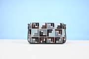 Fendi Baguette Canvas Shoulder Bag 26CM 02 - 2