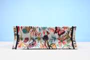 Dior Large Book Tote White Multicolor Toile de Jouy Fantastica Embroidery 42cm - 3