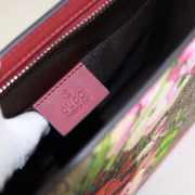 Gucci Calfskin Printing Flower Pouch 25cm - 4