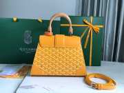 Goyard Saigon PM Handbag Yellow 28cm - 3