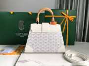 Goyard Saigon PM Handbag White 28cm - 3