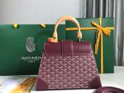 Goyard Saigon PM Handbag Burgundy 28cm - 3