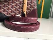 Goyard Saigon PM Handbag Burgundy 28cm - 4