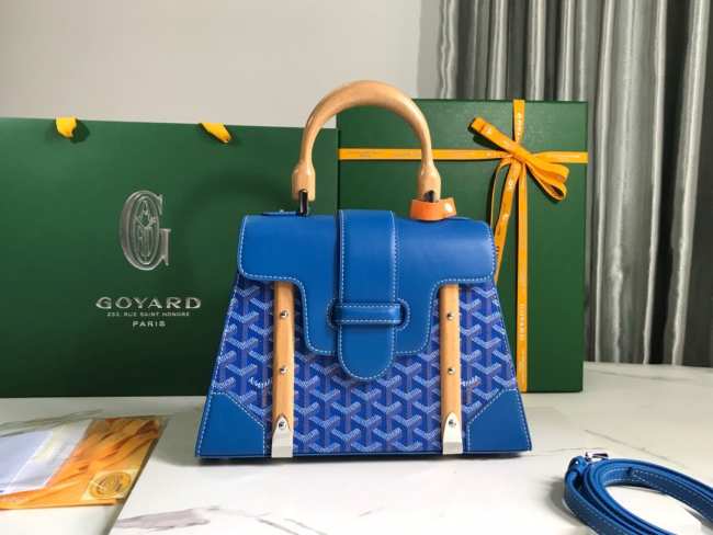 Goyard Saigon PM Handbag Sky Blue 28cm - 1