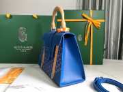 Goyard Saigon PM Handbag Sky Blue 28cm - 3