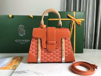 Goyard Saigon PM Handbag Orange 28cm