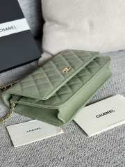 Chanel WOC Green Bag 19CM - 2