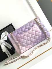 Chanel Classic Handbag A01112 Ombre Purple & Pink 25.5cm - 3