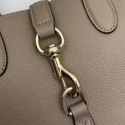 Gucci Small tote bag with hook closure Beige Leather 24cm - 2