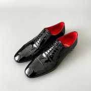 Christian Louboutin Men’s Chickito Patent Leather Derby Shoes  - 6