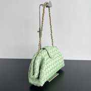 Bottega Veneta Teen Lauren 1980 With Chain Fresh Mint 31.5cm - 3