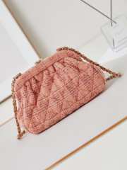 Chanel Clutch Orange Wool & Tweed AS4717 24cm - 4