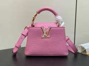 Louis Vuitton M24989 Capucines Mini Pink 21cm - 1