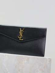 YSL Grain De Poudre Uptown Pouch Black 27cm - 4