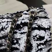 Chanel Clutch Sequins Black & White AS4561 21cm - 4