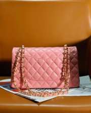 Chanel Classic Handbag A01112 Coral Pink 25.5cm - 5