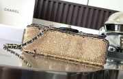 Chanel Mini Flap Bag Embroidered Satin, Sequins & Gold-Tone Metal Gold - 4