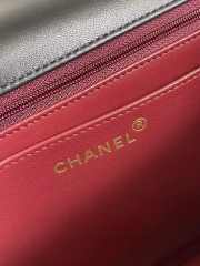  Chanel Vintage Black Lambskin Flap Bag - 4