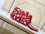 Louis Vuitton M46411 LV x YK Speedy Bandoulière 20 Red&White 20.5cm - 3