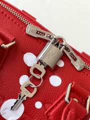 Louis Vuitton M46411 LV x YK Speedy Bandoulière 20 Red&White 20.5cm - 5