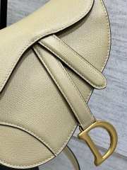 Dior Small Saddle Bag Nude Beige 17cm - 4