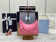 Prada Re-Nylon Saffiano Mini Re-Edition 2005 Bag Rosa 22cm - 1