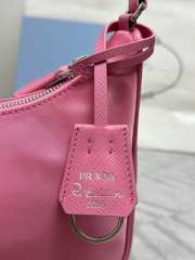 Prada Re-Nylon Saffiano Mini Re-Edition 2005 Bag Rosa 22cm - 4