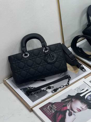 Dior Lady D Joy Medium Matte Black 26cm