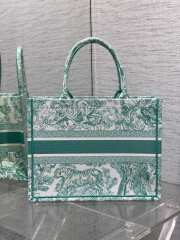 Dior Medium Dioriviera Dior Book Tote Aquamarina Toile de Jouy Embroidery 36cm - 2