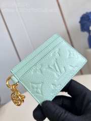 Louis Vuitton Charms Card Holder Spring Green M83584 10cm - 3