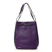 Hermes Taurillon Clemence Eclat So Kelly 26 Ultraviolet Bleu Obscur - 1