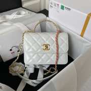 Chanel Handbag White 20CM AS3886 - 1