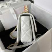 Chanel Handbag White 20CM AS3886 - 4