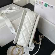 Chanel Handbag White 20CM AS3886 - 3