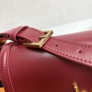 YSL Solferino Small In Box Saint Laurent Leather Red Size 19cm - 3