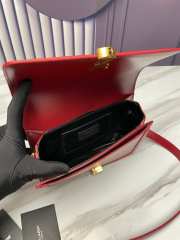 YSL Solferino Medium In Box Saint Laurent Leather Red Size 23cm - 6