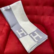 Hermes Avalon Throw Blanket Gris Perle - 6