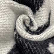 Hermes Avalon Throw Blanket Ecru/Gris Fonce - 3