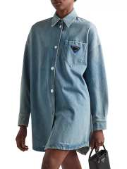 Prada Oversized Denim Shirt - 4