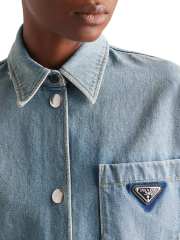 Prada Oversized Denim Shirt - 2