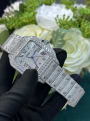 Cartier Automatic ICED OUT Square Moissanite Watch 40mm - 6