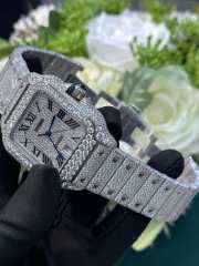 Cartier Automatic ICED OUT Square Moissanite Watch 40mm - 3