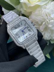 Cartier Automatic ICED OUT Square Moissanite Watch 40mm - 2