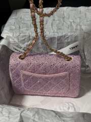 Chanel Pink Diamond Flap Bag 25cm - 6