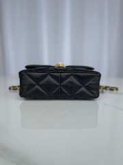 Chanel Heart Flap Bag Black Lambskin Antique Gold Hardware 22cm - 6