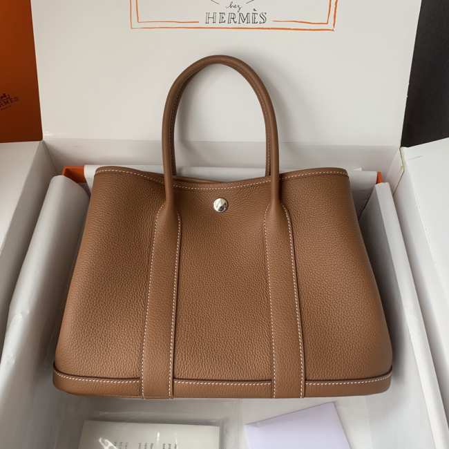 Hermes Garden Party Brown Bag 30cm - 1