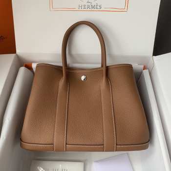 Hermes Garden Party Brown Bag 30cm